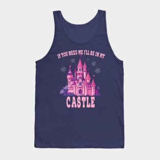 Princess Royal Majestic Castle Wonderland Castle pink castle Tank Top